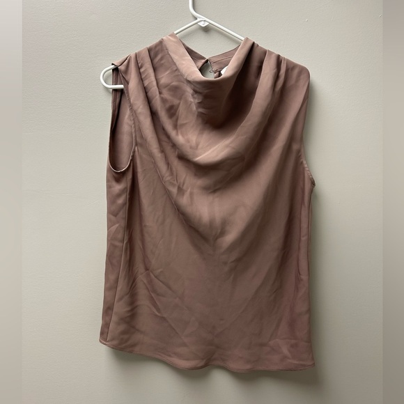 Babaton Drape Cowneck Mauve Blouse - Picture 1 of 4